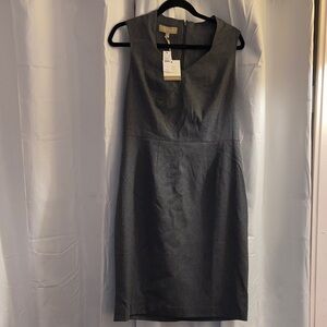 Talbots Charcoal Gray Midi Dress